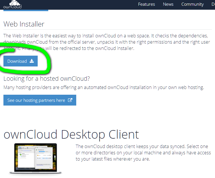 搭建私有云owncloud